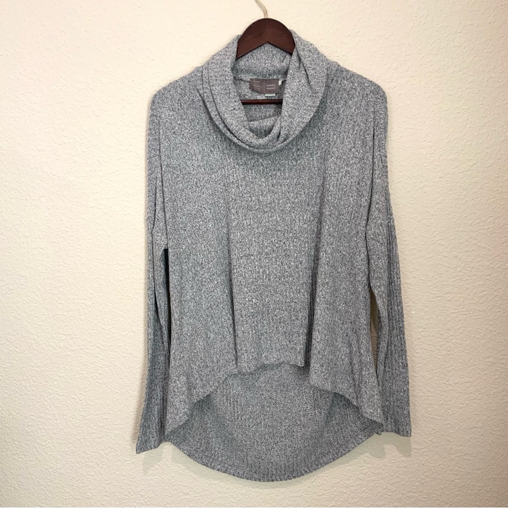 Gray Saturday Sunday sweater from Anthropologie